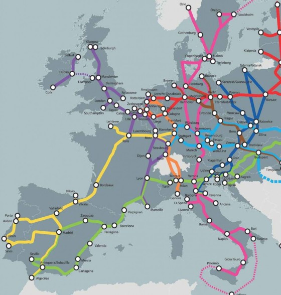 Euram 10 Mapa_corredor mediterrani